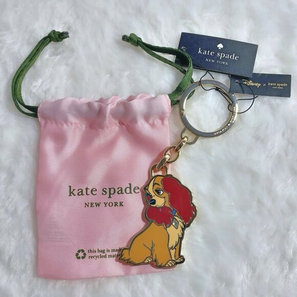 Kate Spade X Disney Lady And The Tramp Keychain Bag or Backpack Charm NWT - Picture 3 of 6